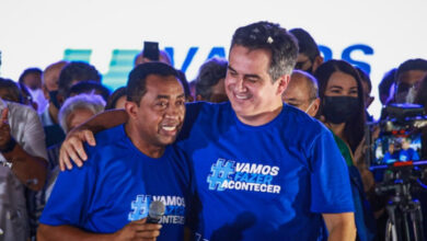 Na foto o ex-prefeiro Joel Rodrigues com o senador, Ciro Nogueira. Imagem reprodução.